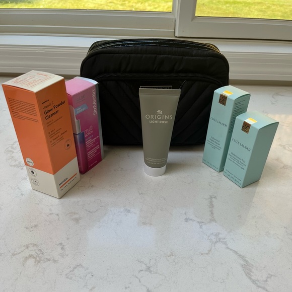 Brand New Skincare Bundle with NWT Victoria Secret Makeup Bag - Picture 2 of 6